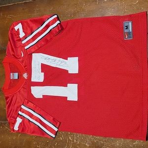 Nike Ohio State Buckeyes #17 Signed Football Jersey